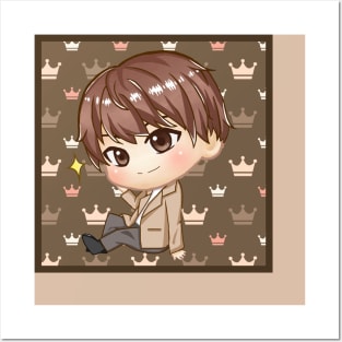 BTS KPOP JIN CUTE CHIBI CHARACTER Posters and Art